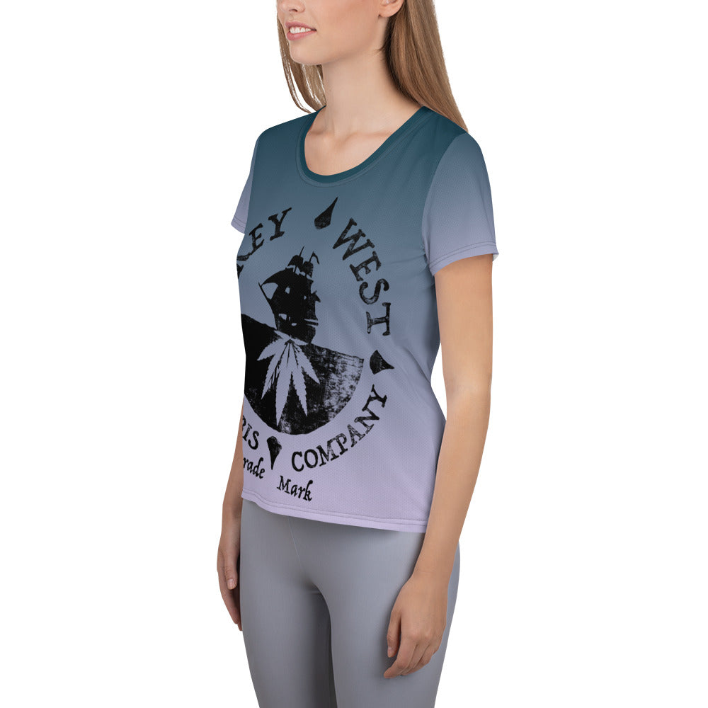 All-Over Print Women's Key West Cannabis Tee