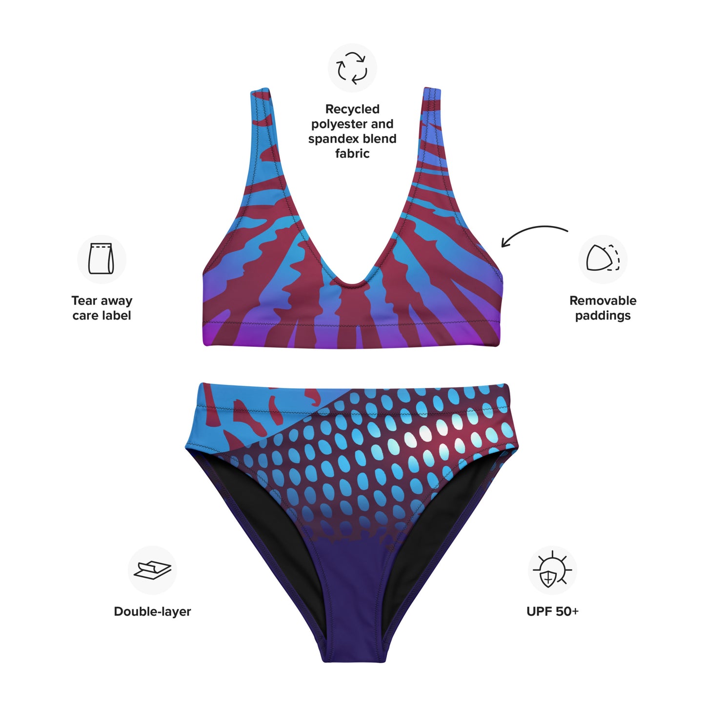 Betta Ruk Two Piece Bakini Swimsuit
