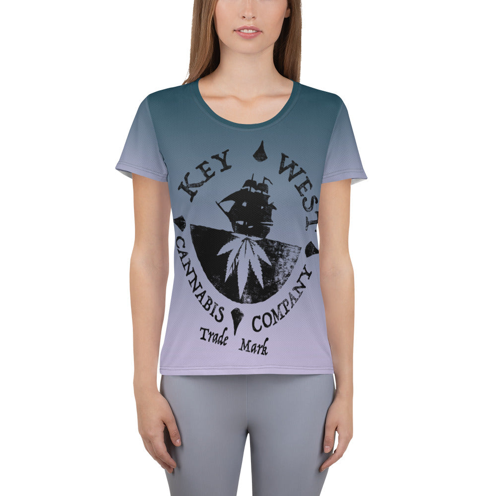 All-Over Print Women's Key West Cannabis Tee