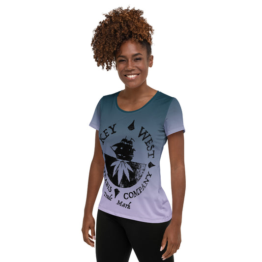 All-Over Print Women's Key West Cannabis Tee