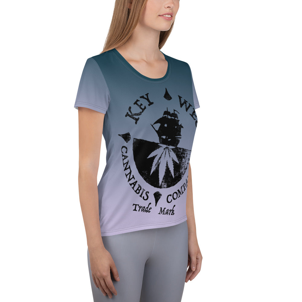 All-Over Print Women's Key West Cannabis Tee