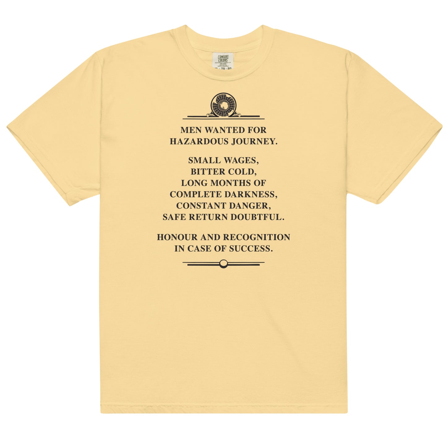 Constant Danger T-Shirt laid flat from the front.