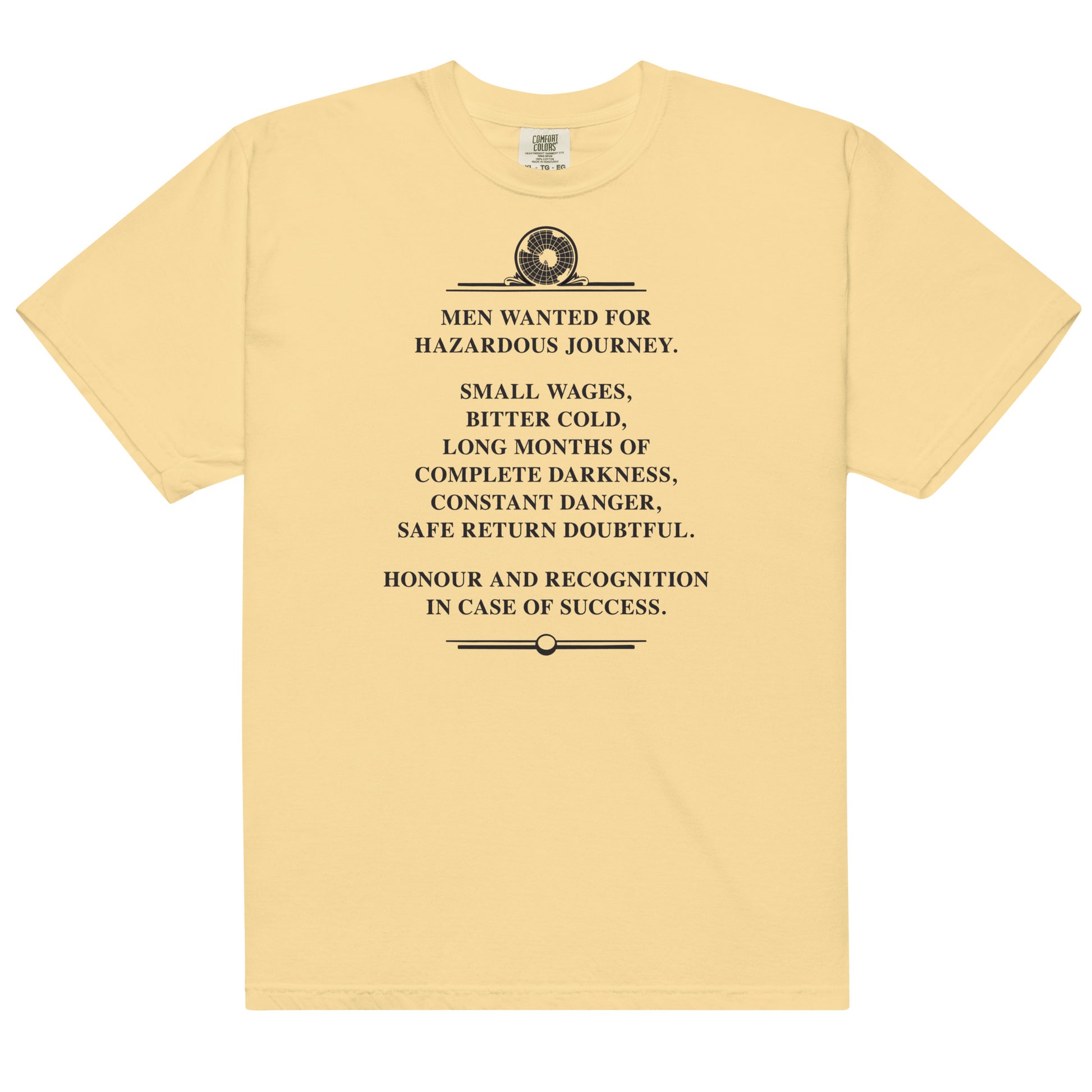 Constant Danger T-Shirt laid flat from the front.